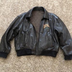 Leather reversible Planet Hollywood Beverly Hills jacket